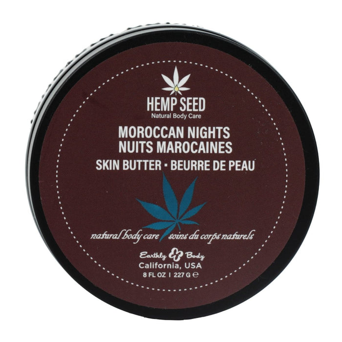 Earthly Body Hemp Seed Skin Butter Moroccan Nights Scent 8oz