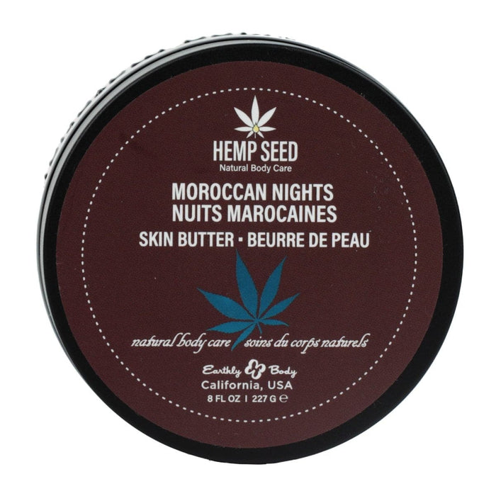 Earthly Body Hemp Seed Skin Butter Moroccan Nights Scent 8oz