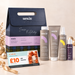 Sens.ús Christmas 2026 — Blonde Bright and Strong: Blonde Shampoo, Blonde Conditioner, yellow-accent Repair Thermo Milk 200ml, Rush 100ml and £10 SalonLove gift voucher
